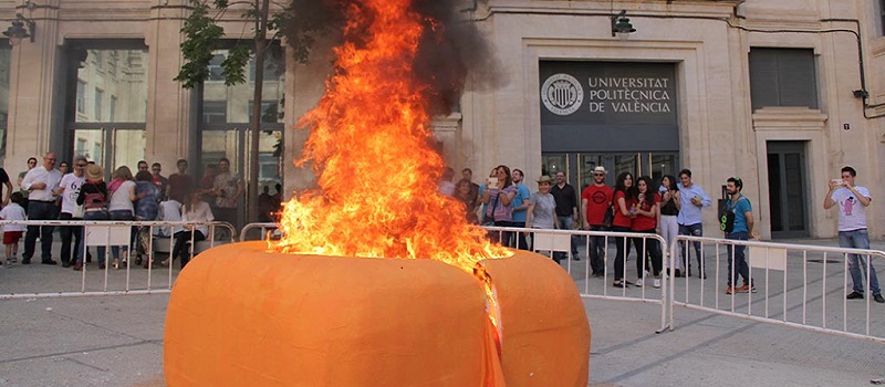 Quema calabaza Alcoy